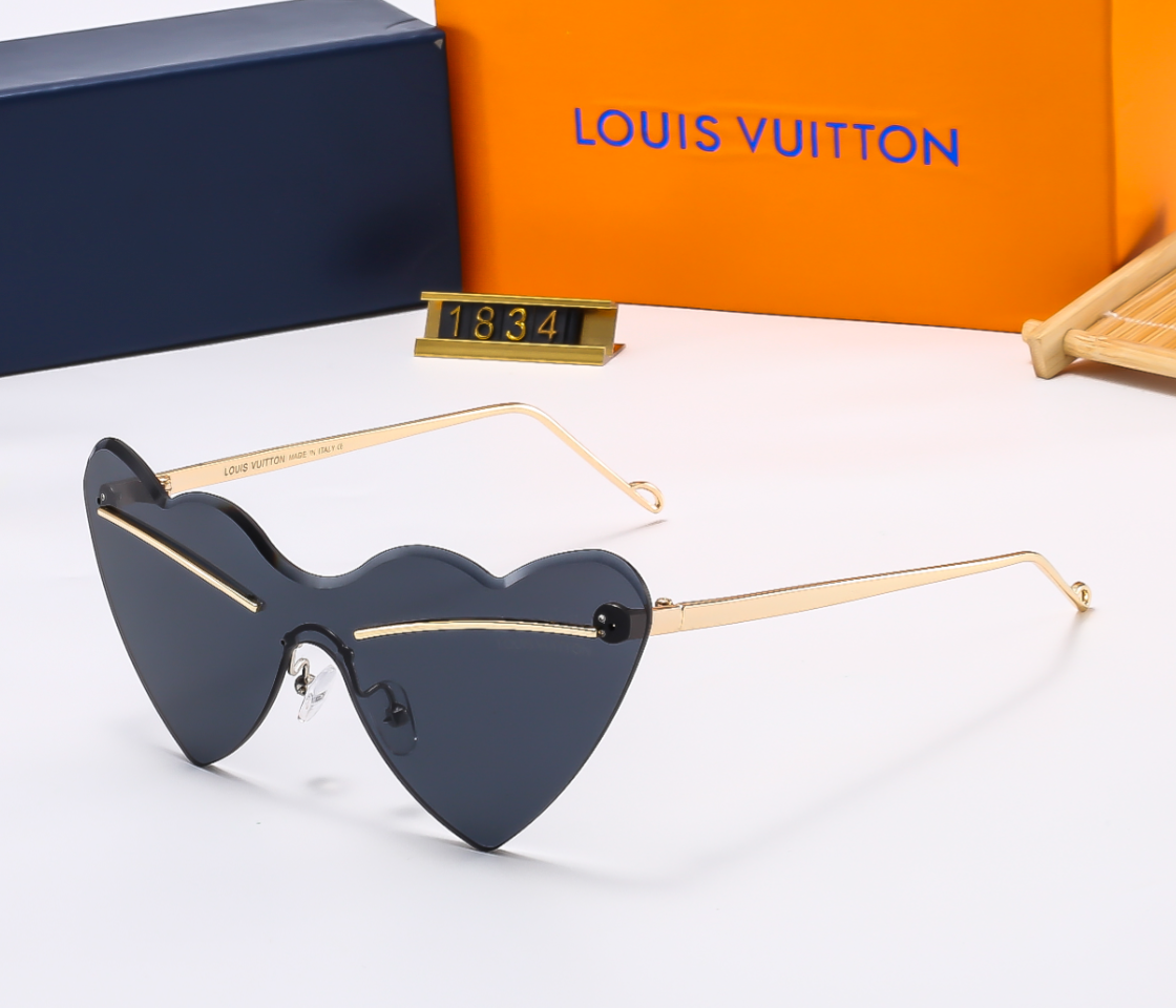 4 color fashion triagnel temple flat glasses