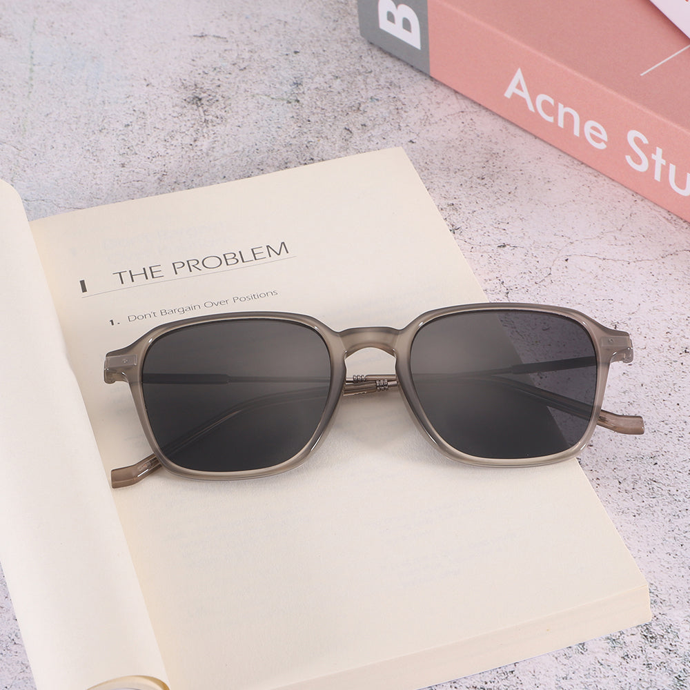 Dollger Amber Square Polarized Sunglasses