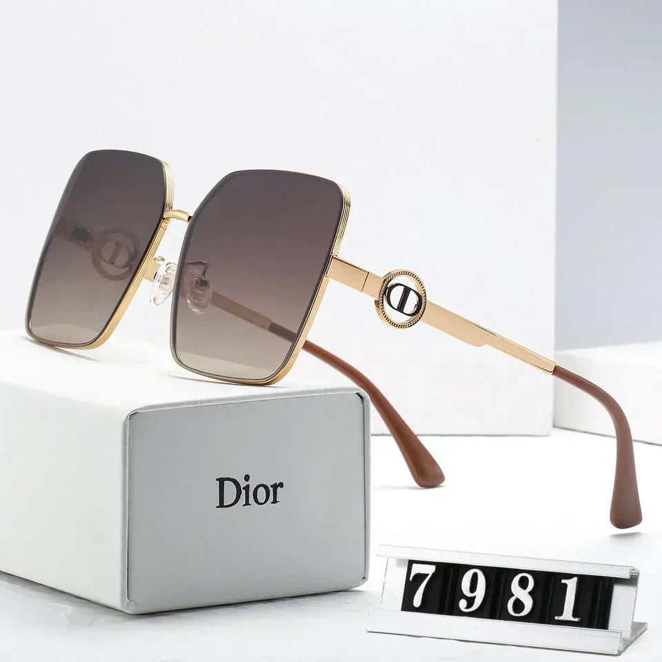 4 color round hollowed out polarized sunglasses