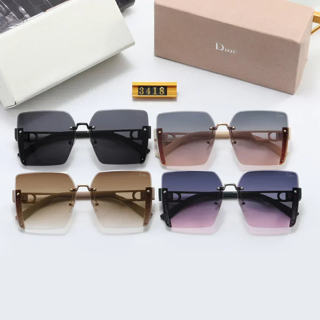 4 color fashion gradient  polarized sunglasses