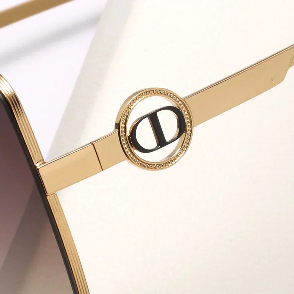 4 color round hollowed out polarized sunglasses