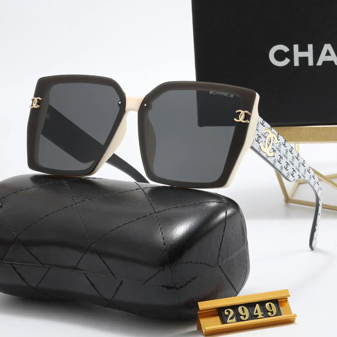 4 color fashion printing temple polarized sunglasses