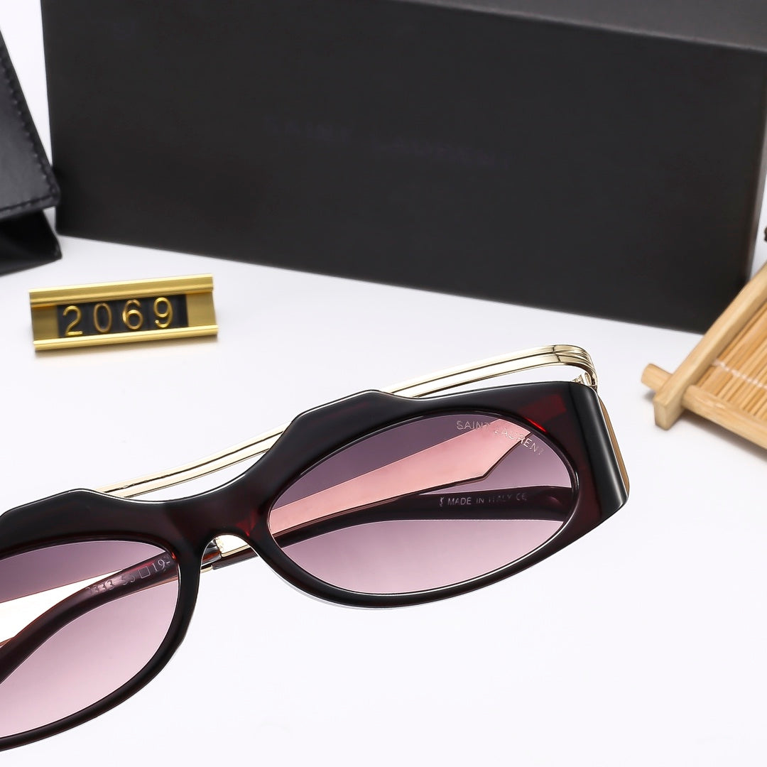 4 colors trendy personalized sunglasses 2069